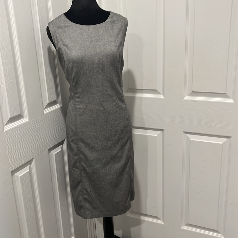 Grey Calvin Klein office dress
